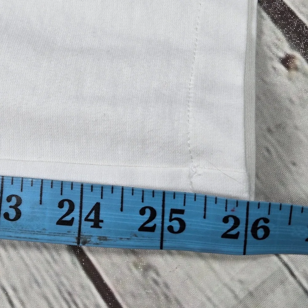 Eileen Fisher White Organic Cotton‎ Blend Tapered Ankle Pants Womens Medium